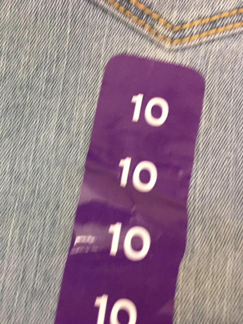 NEW NWT Levi's Girls Wide Leg Jeans Size 10 New With Tags Bow Detail